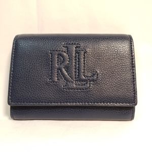 Lauren Ralph Lauren Bi-Fold 2-in-1 Leather Wallet NWT